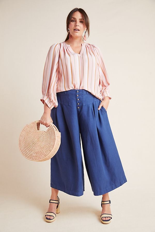 Oceanside Cropped Wide-Leg Pants