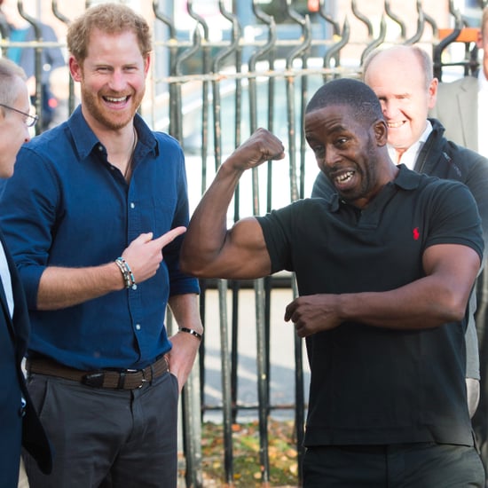 Prince Harry at Russell Youth Centre in Nottingham 2016