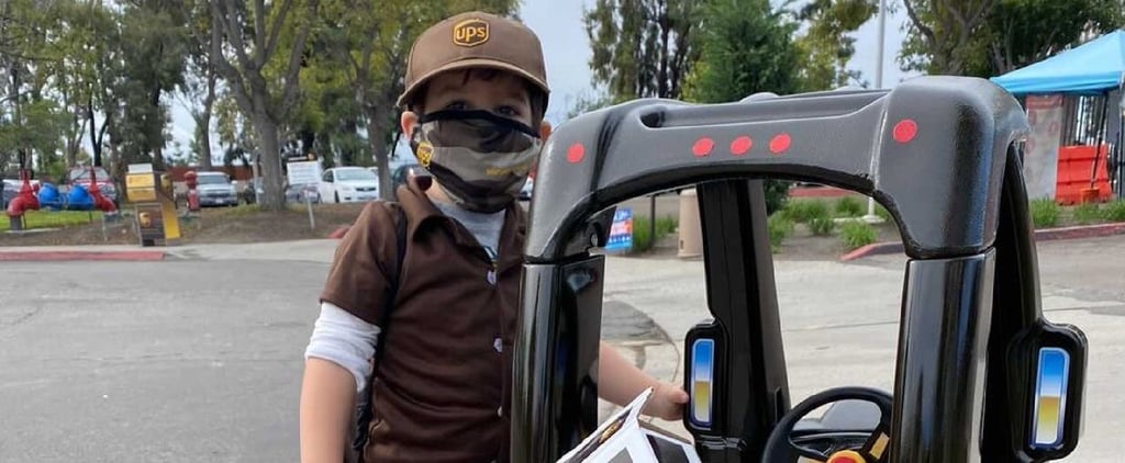 Boy Gets Mini Truck From Thoughtful UPS Employees