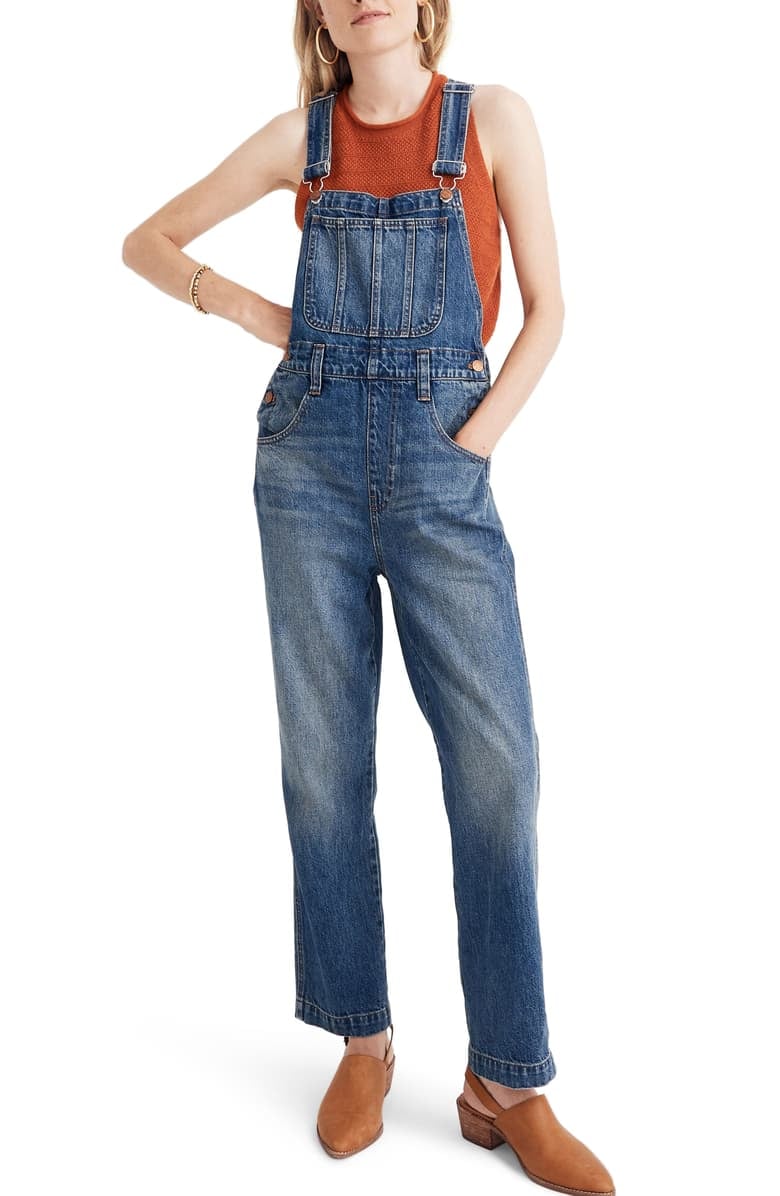 Madewell Straight Leg Overalls