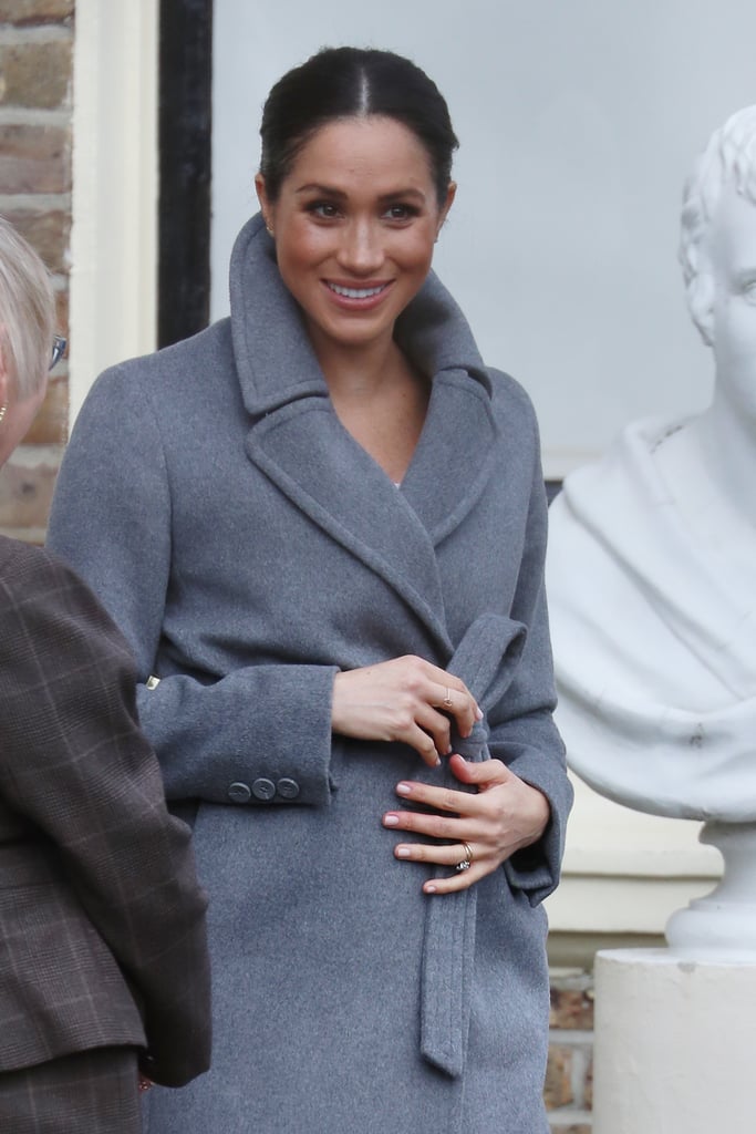 Meghan Markle's Gray Coat 2018