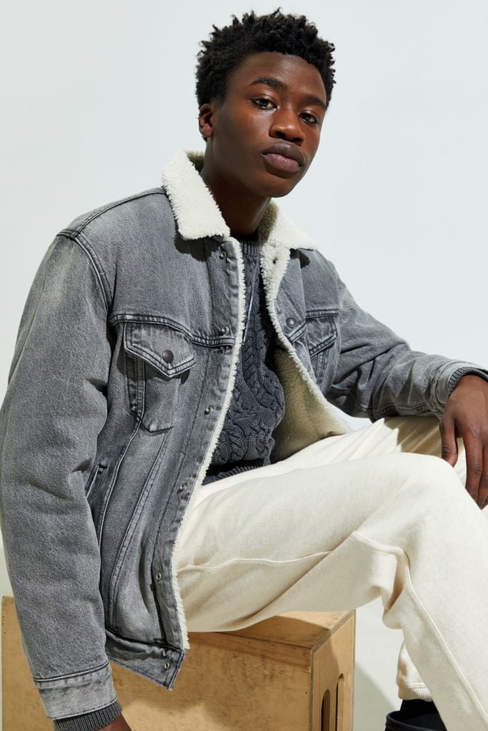 Vintage Fit Sherpa Trucker Jacket Deals 