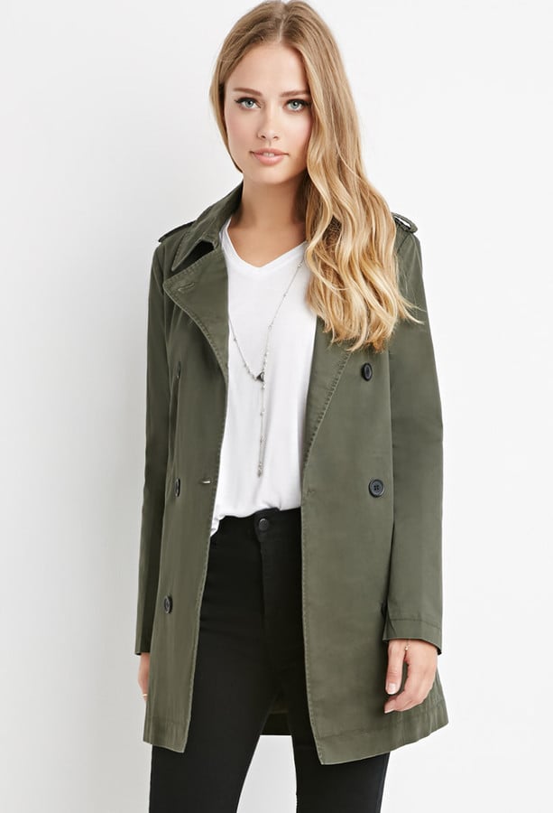 Forever 21 Double-Breasted Trench Coat ($30)