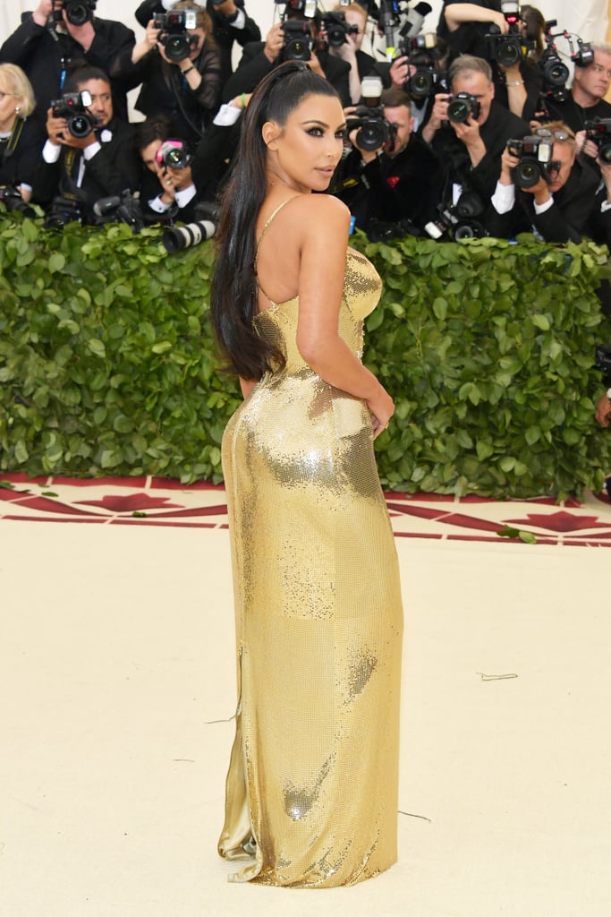 Kim Kardashian Versace Dress at the 2018 Met Gala