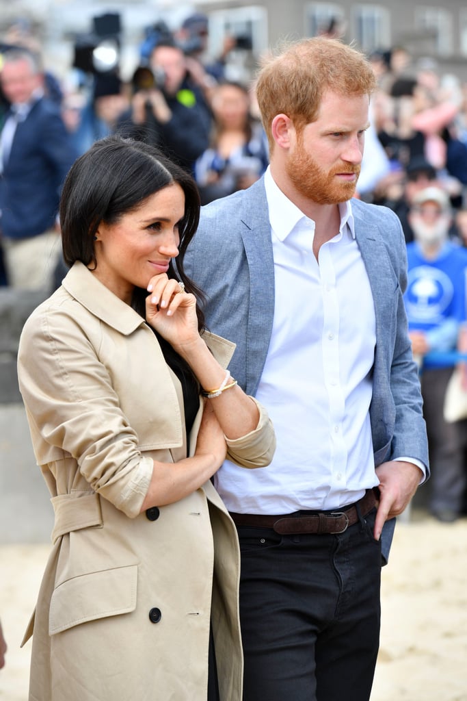 Meghan Markle Black Club Monaco Dress on the Beach 2018