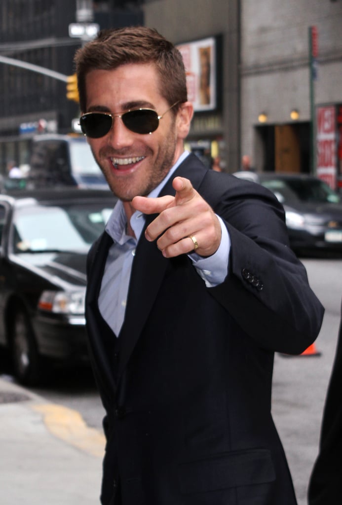 He did his best "hey, girl" while arriving for an appearance on the Late Show in NYC in May 2010.