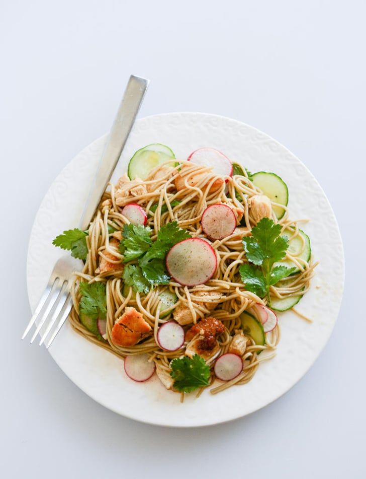Soba Noodle Salad With Caramelized Chicken and Chili Oil Soba Noodle