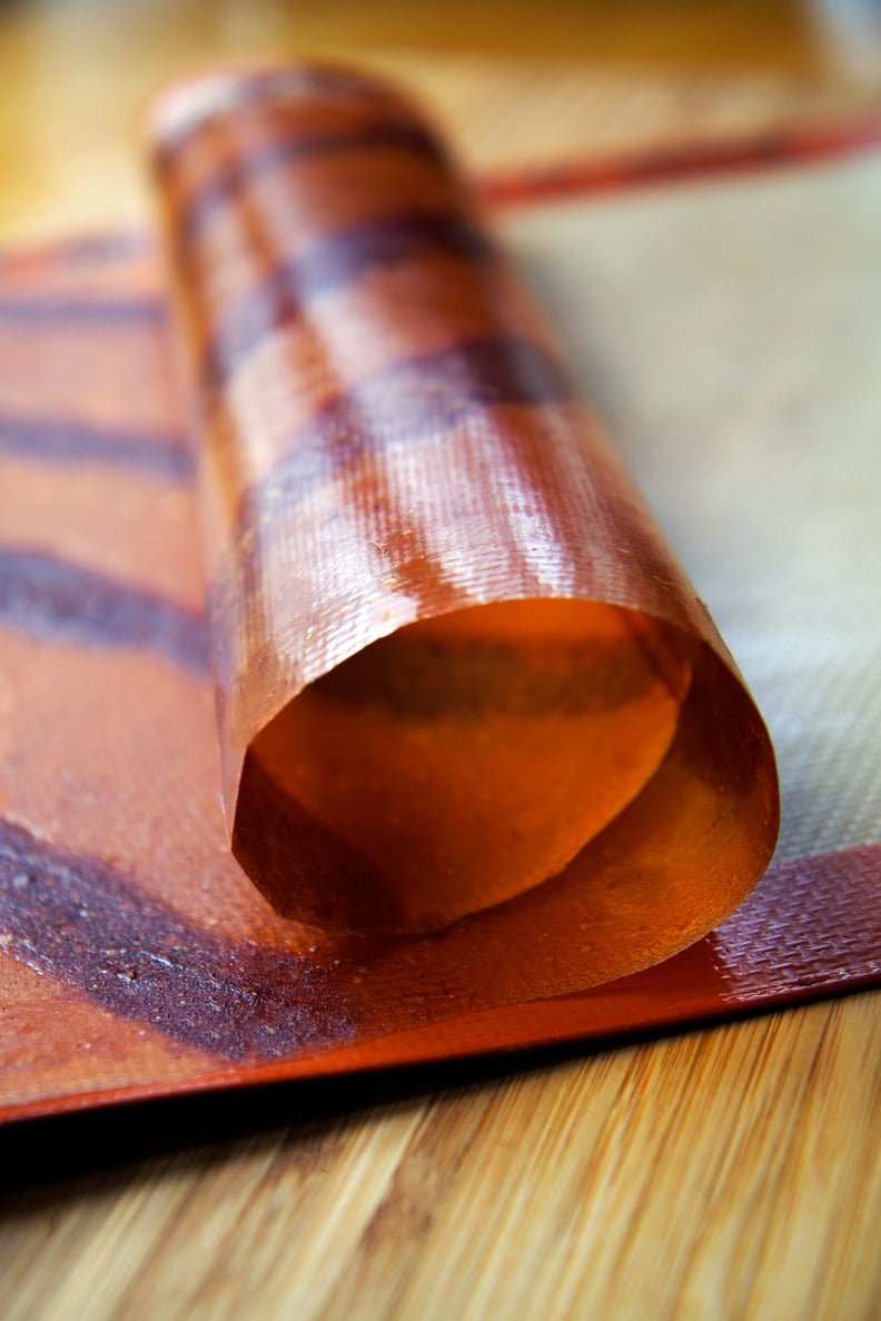 Striped Apple Cinnamon Fruit Leather