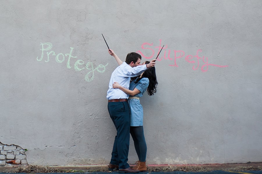 Harry Potter Engagement Shoot