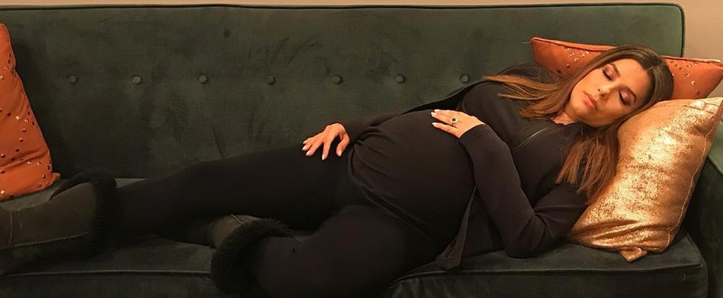 Eva Longoria Working Mom Instagram Before James Corden 2018