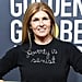 Connie Britton "Poverty Is Sexist" Sweater at Golden Globes