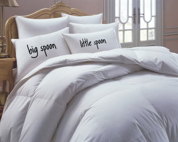 Big Spoon Little Spoon Pillowcase Set Gifts For Your Inseparably