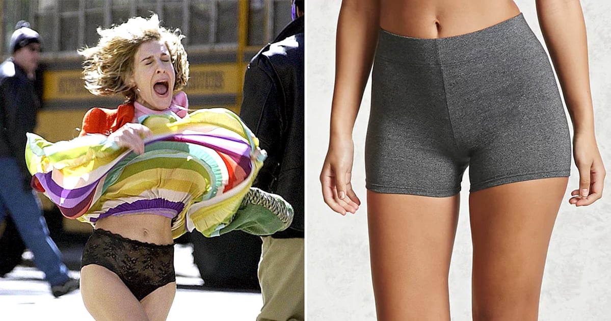 Wearing shorts under dress cheap