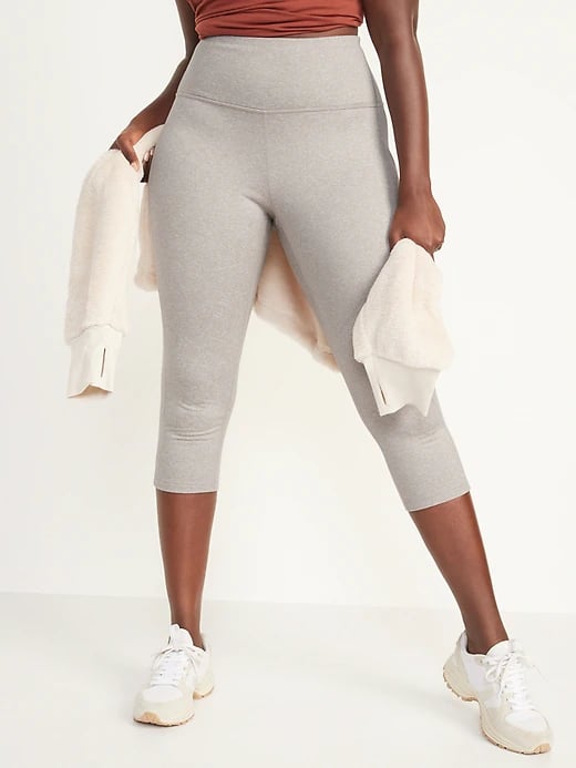 High-Waisted CozeCore Side-Pocket Crop Leggings for Women