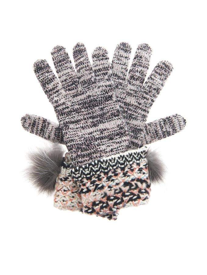 Missoni Fur-Trim Gloves