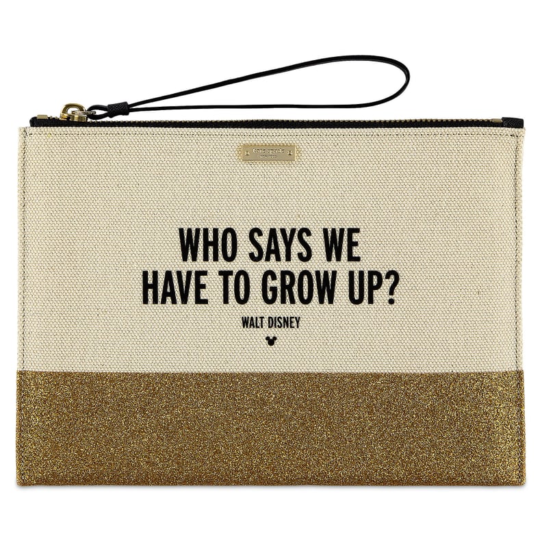 Grow Up Canvas Glitter Clutch by Kate Spade New York