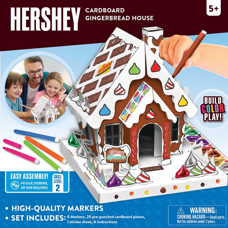 Hershey Gingerbread House Buildable Cardboard Creations Kit