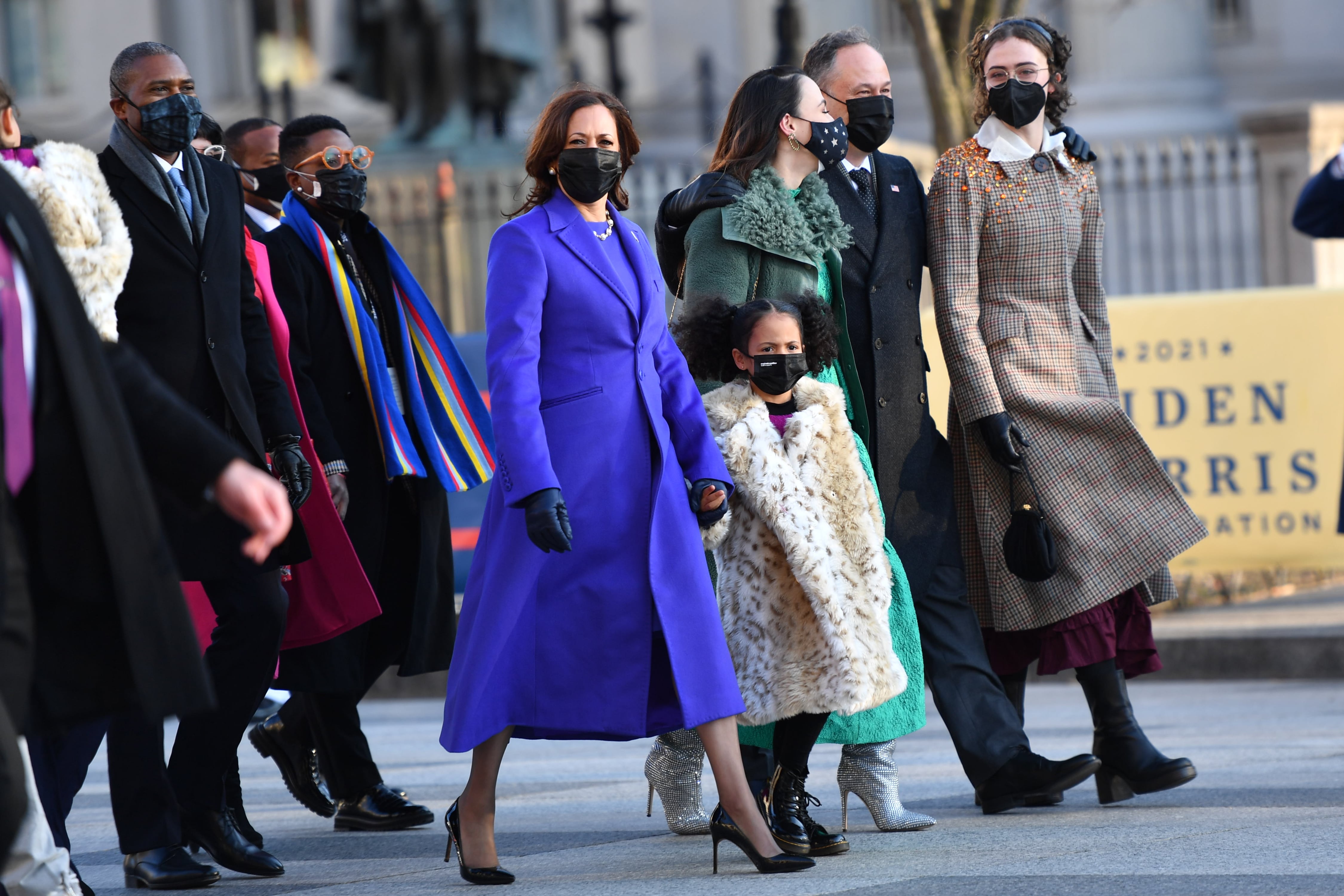 Ella Emhoff s Embellished Miu Miu Coat on Inauguration Day POPSUGAR Fashion