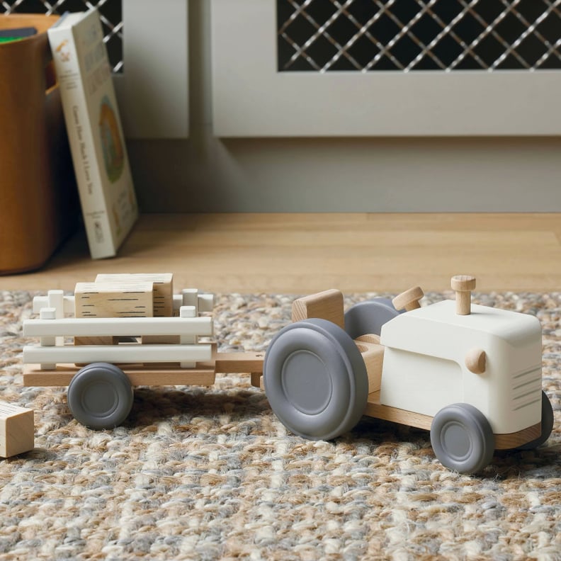 Wooden Tractor Set