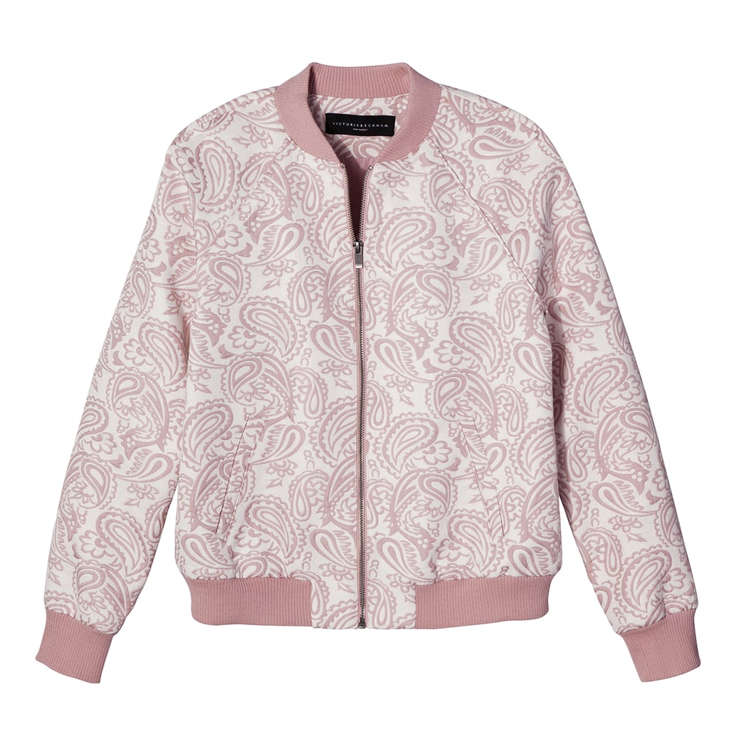 Originally 35, the Women's Blush Floral Jacquard Bomber Jacket is