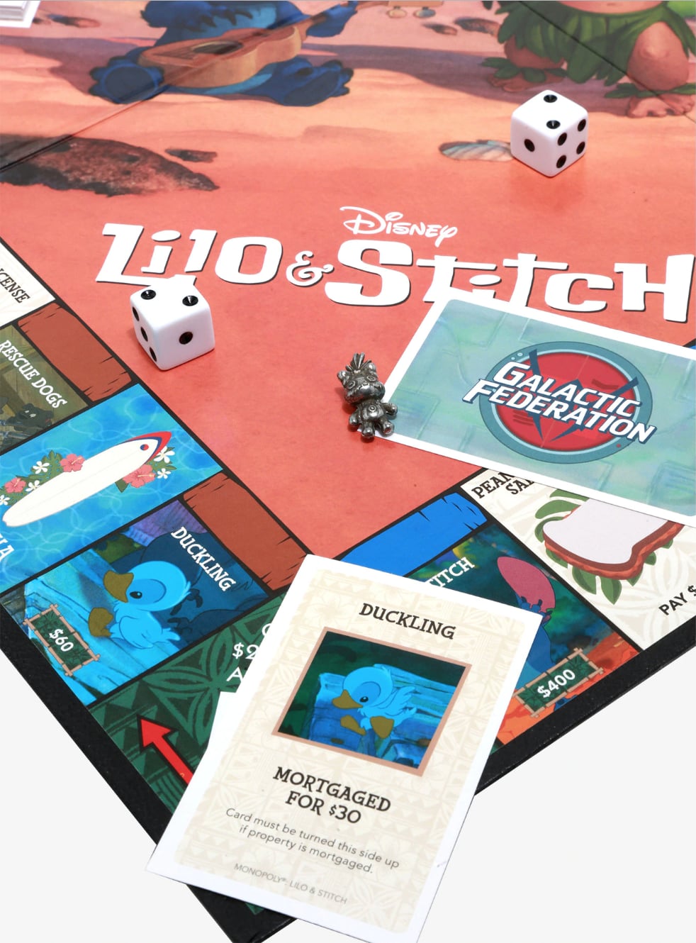 Disney's Lilo & Stitch Monopoly Board Let's You Buy and Trade Your