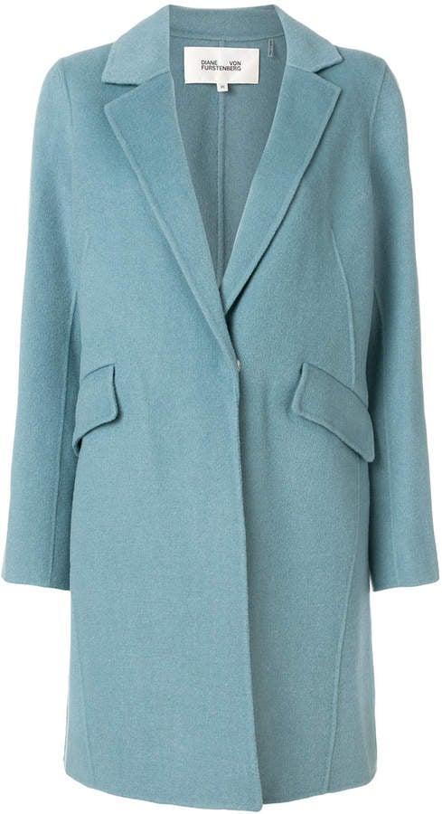 Dvf Diane Von Furstenberg Tailored Fitted Coat