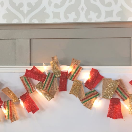 DIY Christmas Light Garland