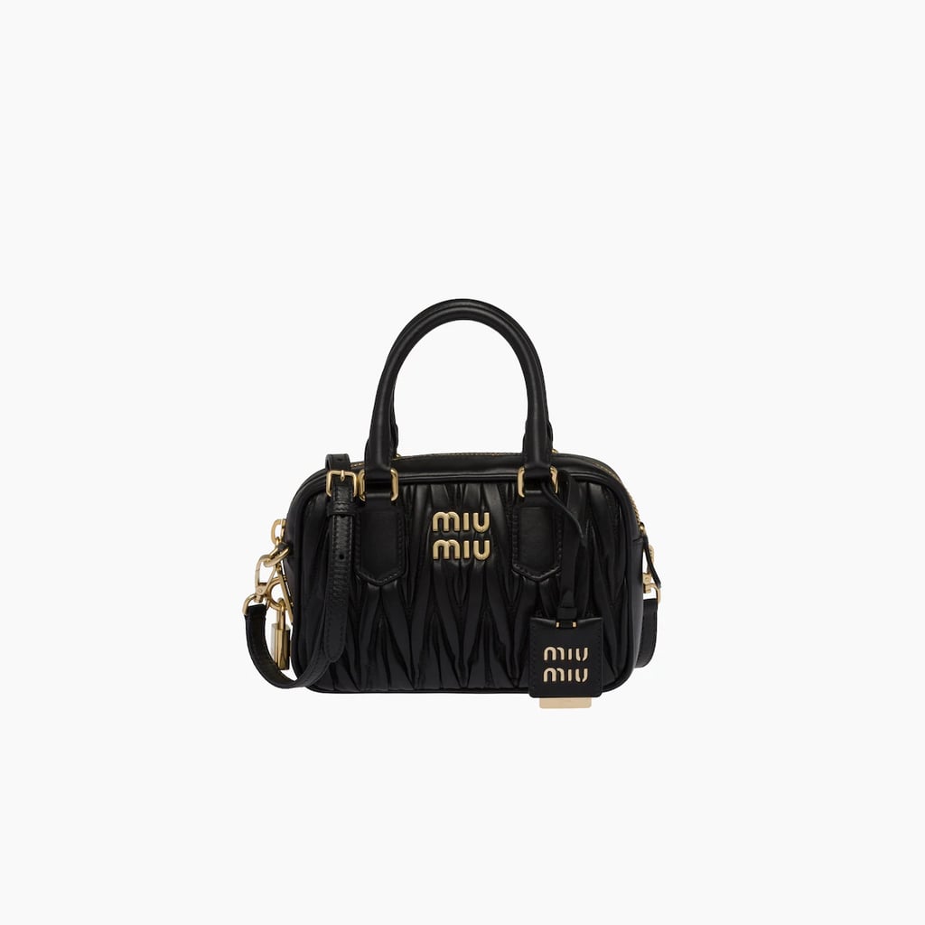 Miu Miu Matelassé Nappa Leather Top-Handle Bag