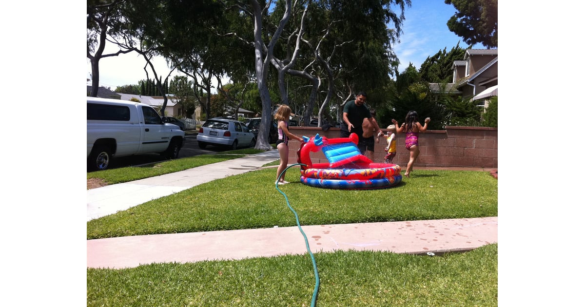 how long can i leave water in a blow up pool