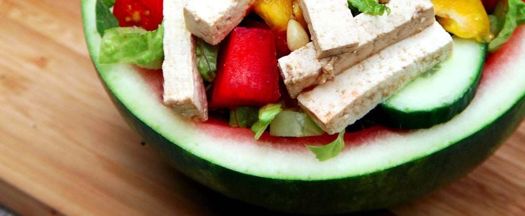 Salad Served in Watermelon