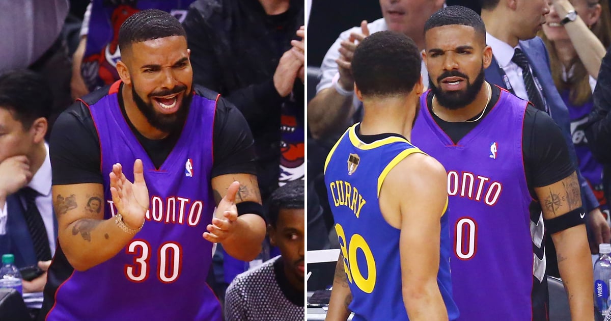 Drake Trolls GSW Warriors on Sidelines of 2019 NBA Finals