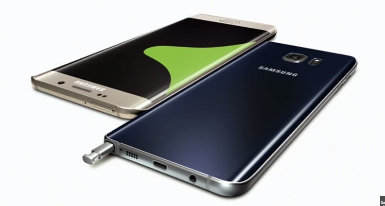 The Galaxy S6 Edge Plus Next to the Note 5