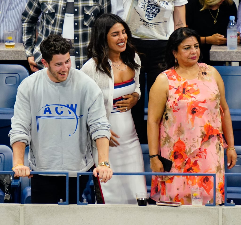 Priyanka Chopra's White Dress With Nick Jonas at US Open