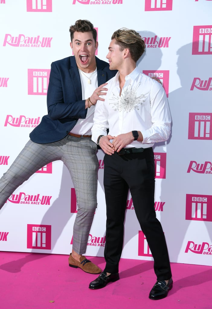 Curtis Pritchard and AJ Pritchard at RuPaul's Drag Race UK Launch Party