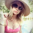 January Jones Just Wore the Sweetest Pink Bikini of the Summer