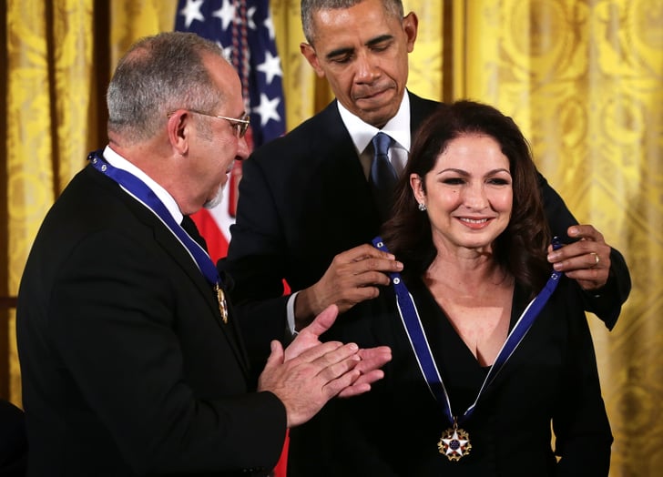 Gloria and Emilio Estefan Receive US Medal of Freedom | POPSUGAR Latina