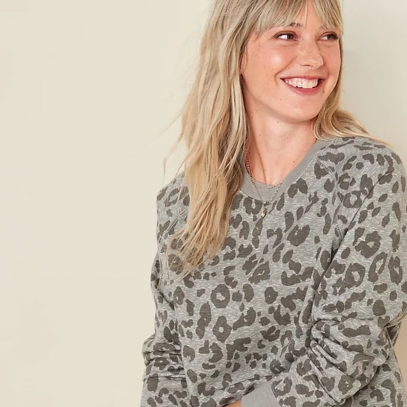 Old navy leopard sweatshirts new arrivals