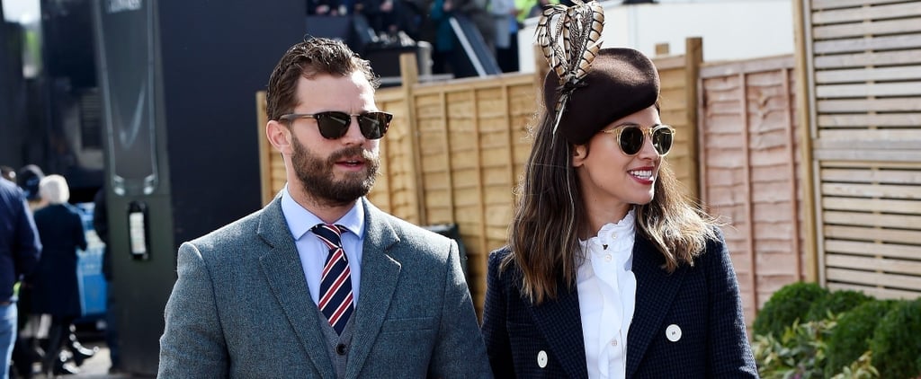 Jamie Dornan and His Wife at the Cheltenham Festival 2018