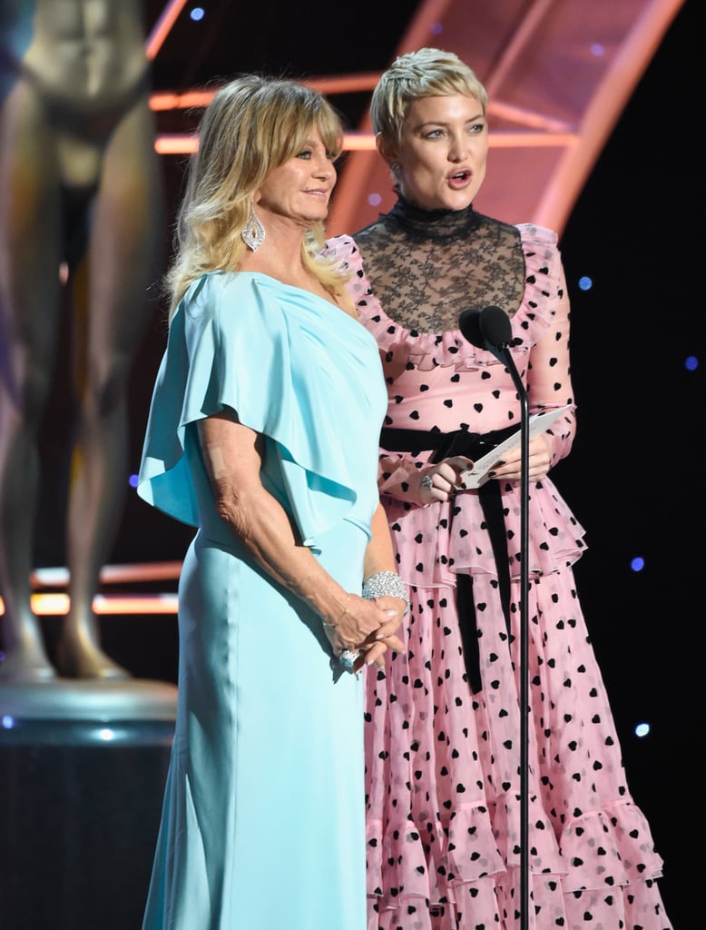 Goldie Hawn and Kate Hudson at the 2018 SAG Awards