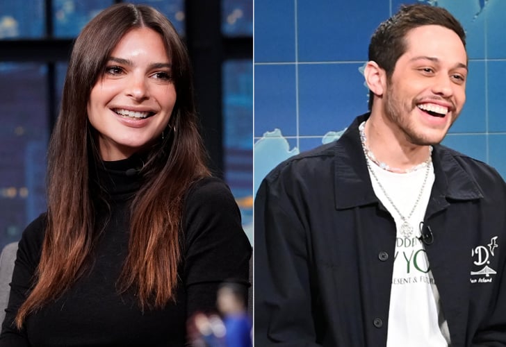 Emily Ratajkowski and Pete Davidson Match in Black Puffers