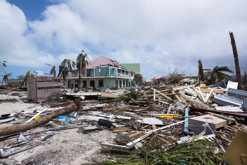 A look at the damage on the island of Saint-Martin on Sept. 7.