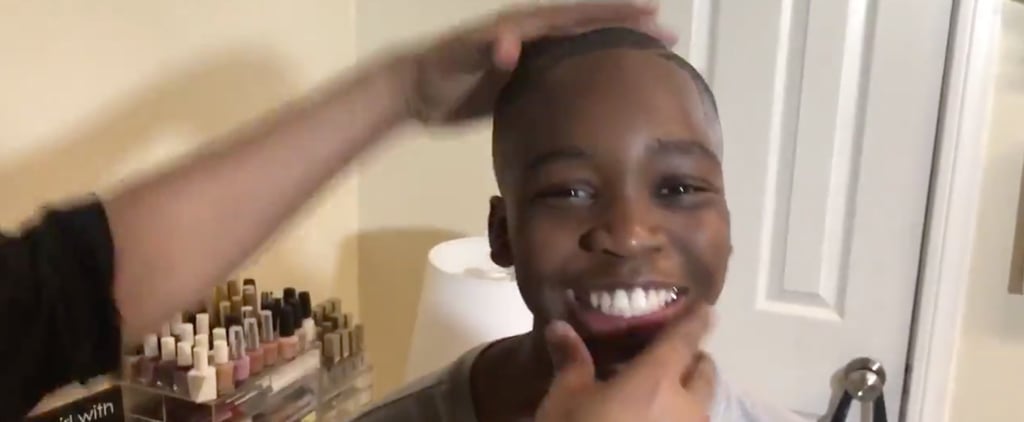 Viral Video of Dad Admiring Son's Haircut