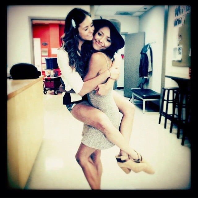 Nina Dobrev and Kat Graham reunited on the first day of shooting | The