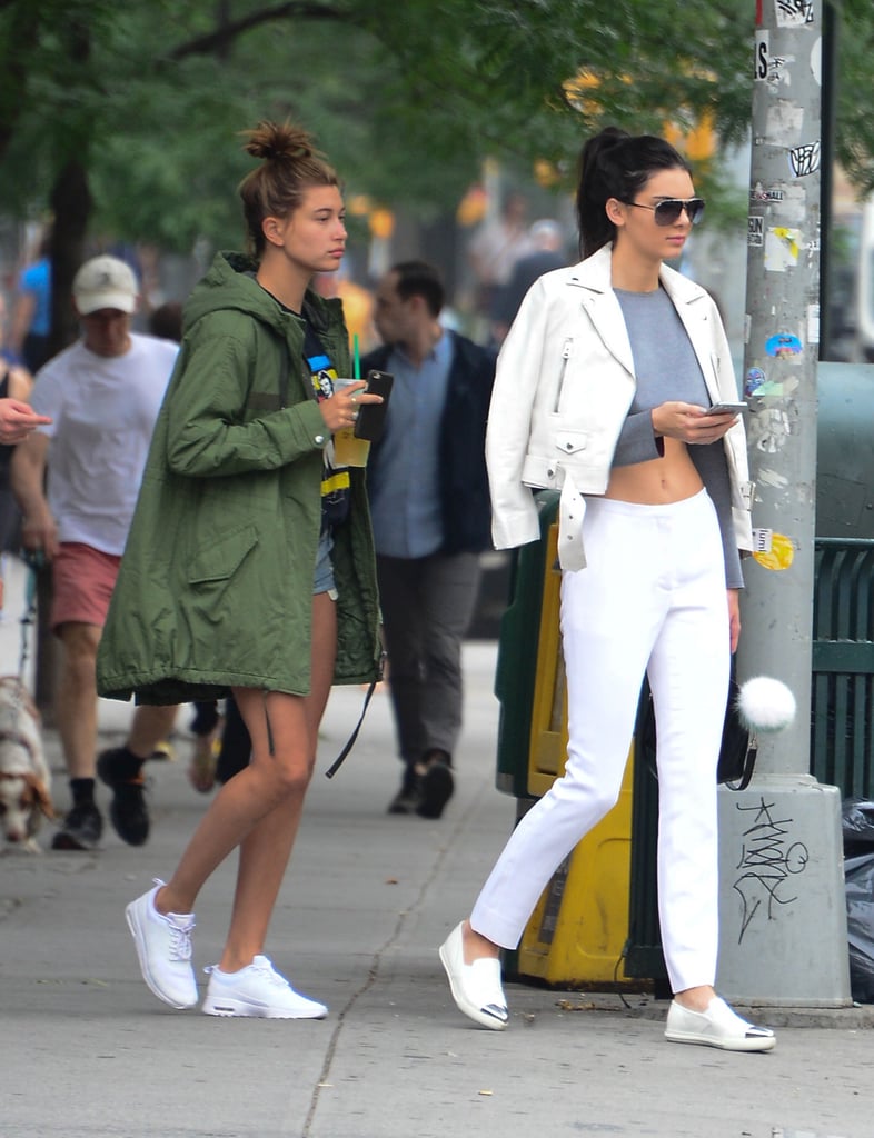 When Her Green Jacket Gave This Lazy-Day Look a Boost