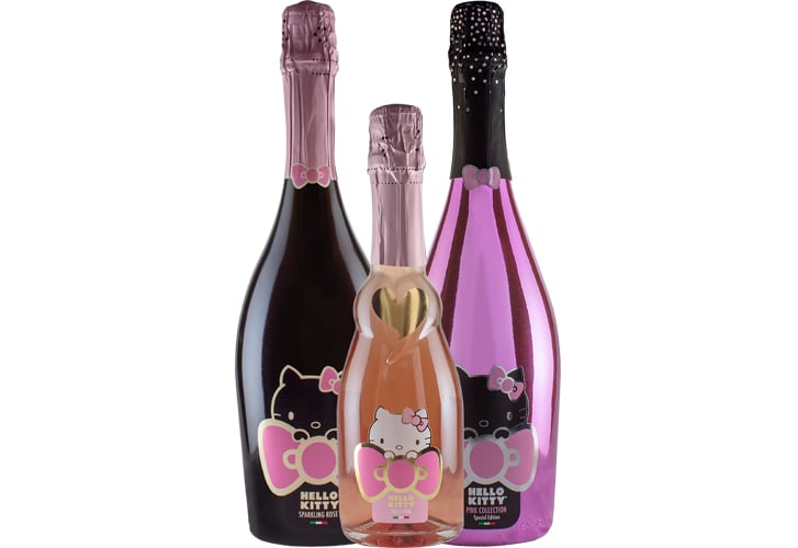 Hello Kitty Sparkling Wine Combo Pack Hello Kitty Sparkling Wine Combo Pack