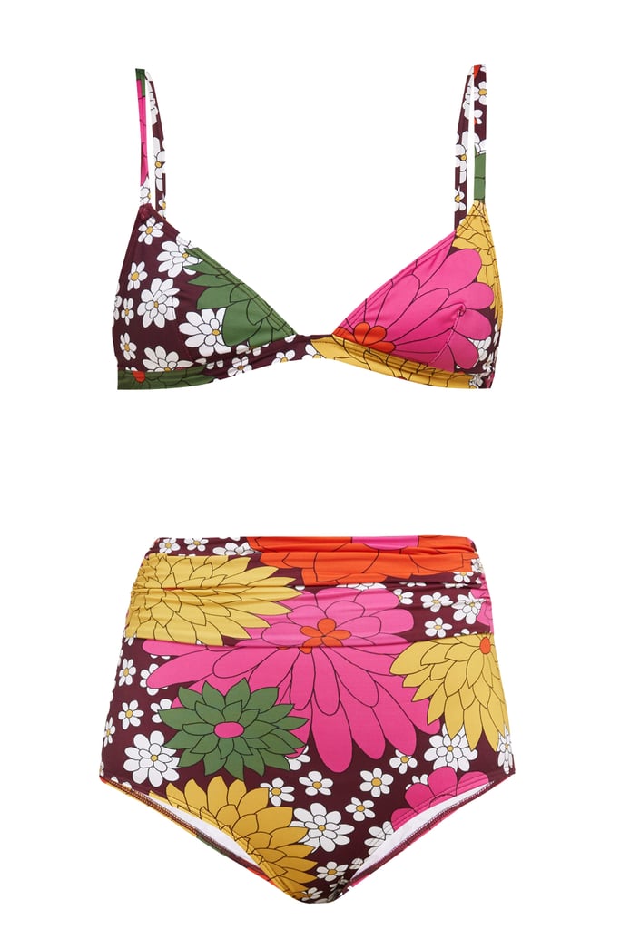 Dodo Bar Or Rachelle Floral-Print Triangle Bikini Top ($103)
Dodo Bar Or Rachelle Floral-Print High-Rise Bikini Briefs ($120)