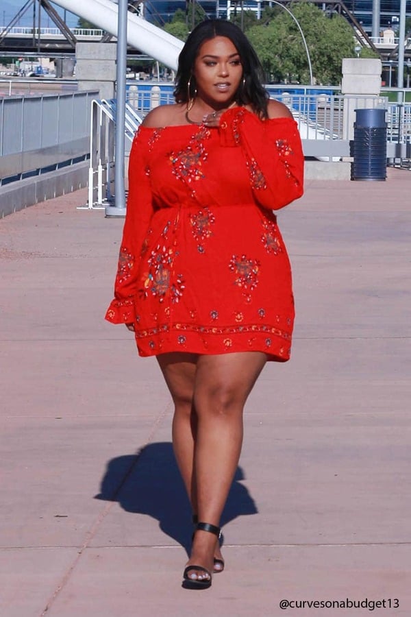 Forever 21 FOREVER 21+ Plus Size Belted Floral Dress