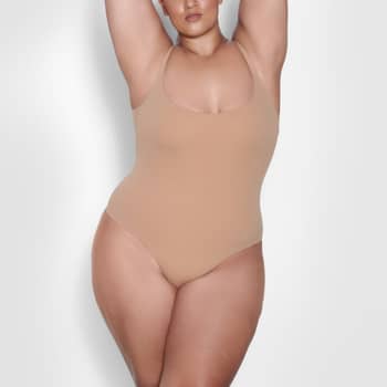 Womens Skims nude Fits Everybody Square-Neck Bodysuit