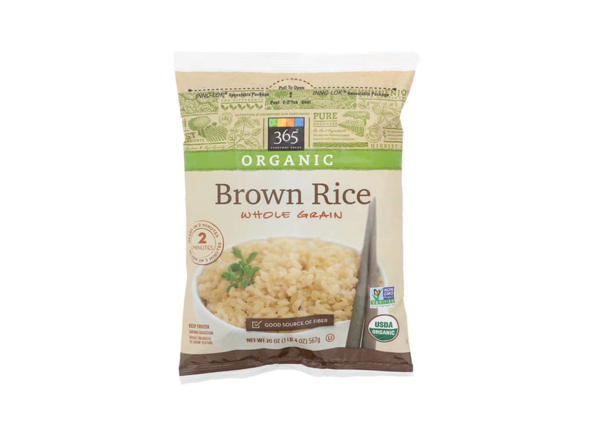 365 Organic Brown Rice ($3)