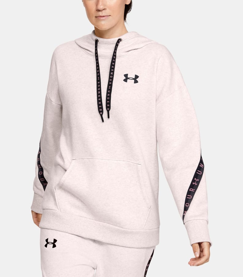 UA Fleece Taped Wordmark Hoodie